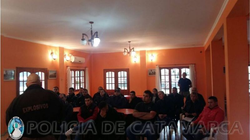 Capacitación sobre uso, estado y medidas de seguridad de pirotecnia