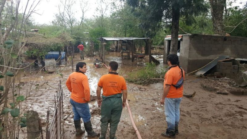 Desarrollo Social asiste a las familias afectadas por las lluvias