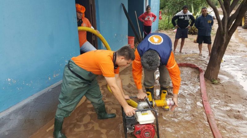 Desarrollo Social asiste a las familias afectadas por las lluvias