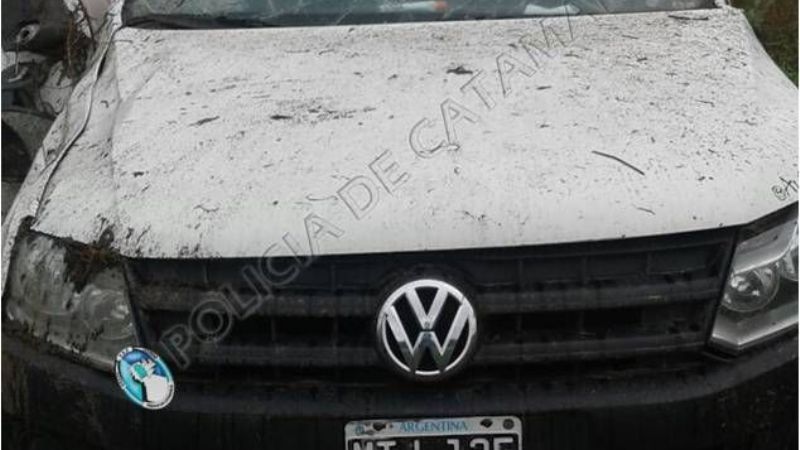 Volcó una camioneta en Santa Rosa