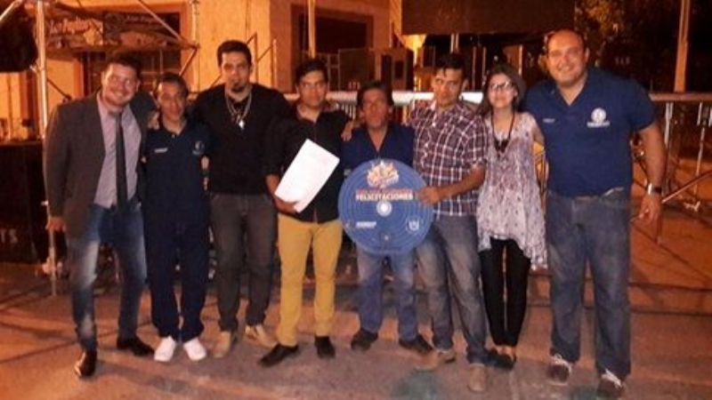 Ganadores del certamen “Grabando Sueños”