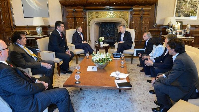 Corpacci se reunió con Mauricio Macri y el CEO de Yamana Gold