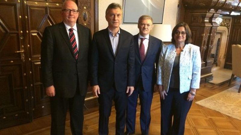 Corpacci se reunió con Mauricio Macri y el CEO de Yamana Gold
