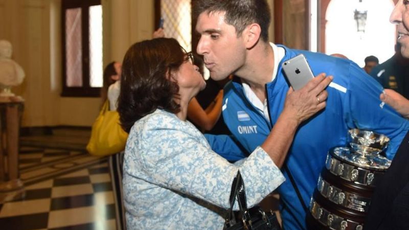 La Gobernadora saludó al equipo campeón de la Davis