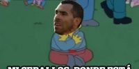 TEVEZ DESCONCERTADO.