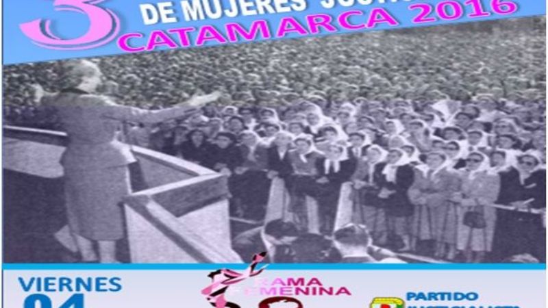 Mujeres peronistas de todo el país en apoyo a Lucía