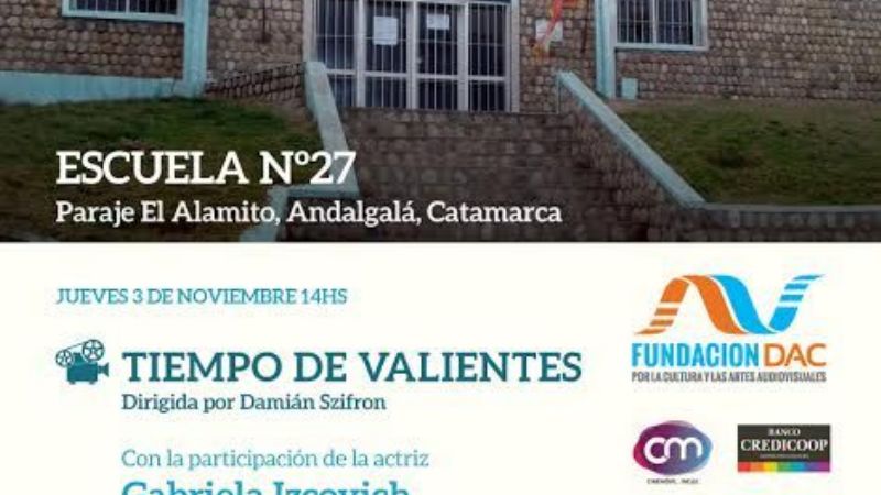 Móvil del INCAA/Cultura asiste al “Cine Argentino va a la Escuela”