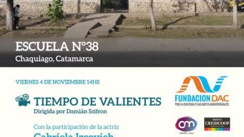 Móvil del INCAA/Cultura asiste al “Cine Argentino va a la Escuela”