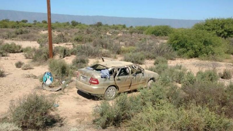 En su regreso, familiares de los Contrera volcaron en Capayán