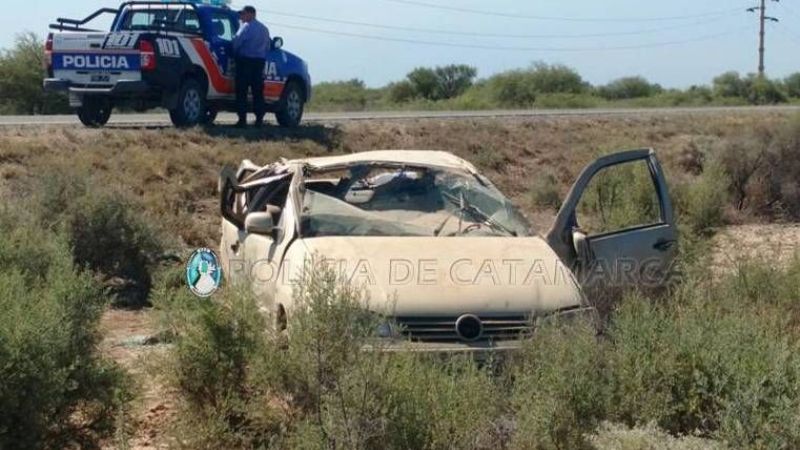 En su regreso, familiares de los Contrera volcaron en Capayán