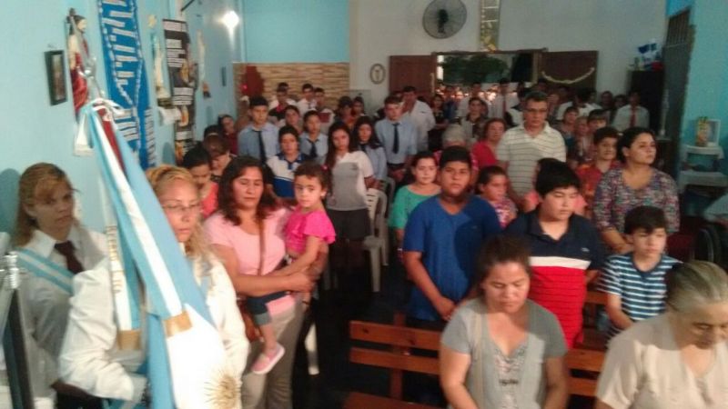 Comenzó la Novena de la Virgen del Valle en Recreo