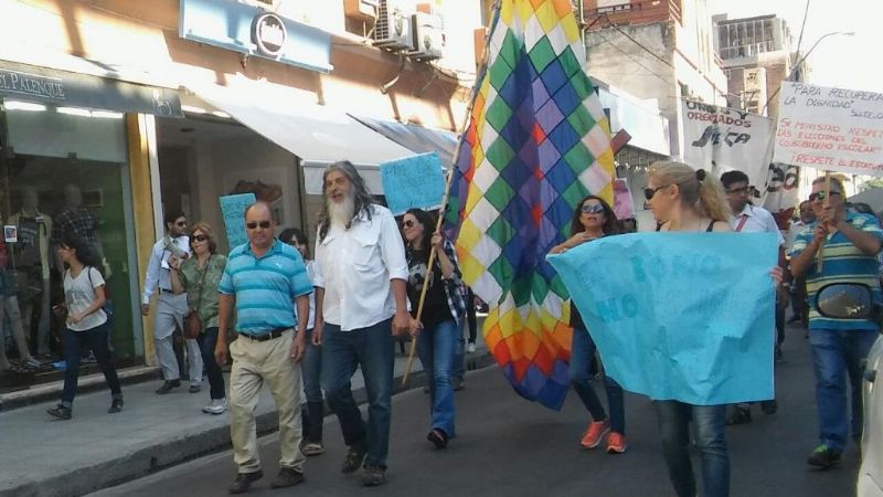 Movilización de CTA en Catamarca