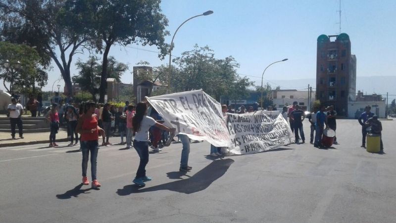Protesta de vecinos en el municipio
