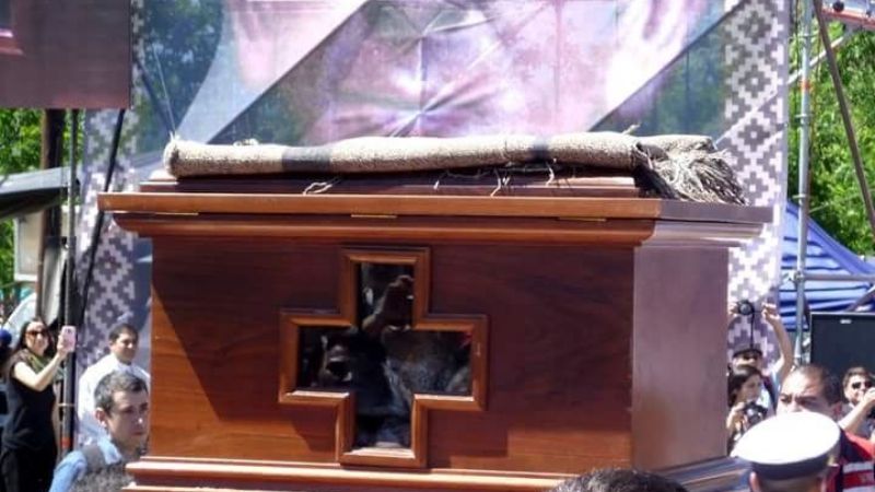 Misa con "réplica del Poncho de Brochero" en la capilla San José