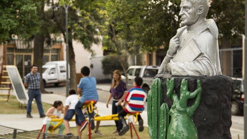 Inauguraron la remodelación de la plaza Congresal Centeno