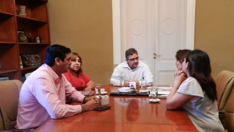 Jalil recibió a representantes de la Comisión de Ferias Americanas