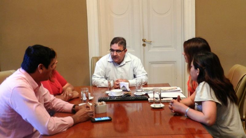 Jalil recibió a representantes de la Comisión de Ferias Americanas