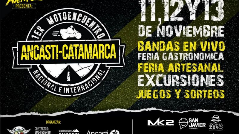 Primer Moto Encuentro Internacional en Anquincila