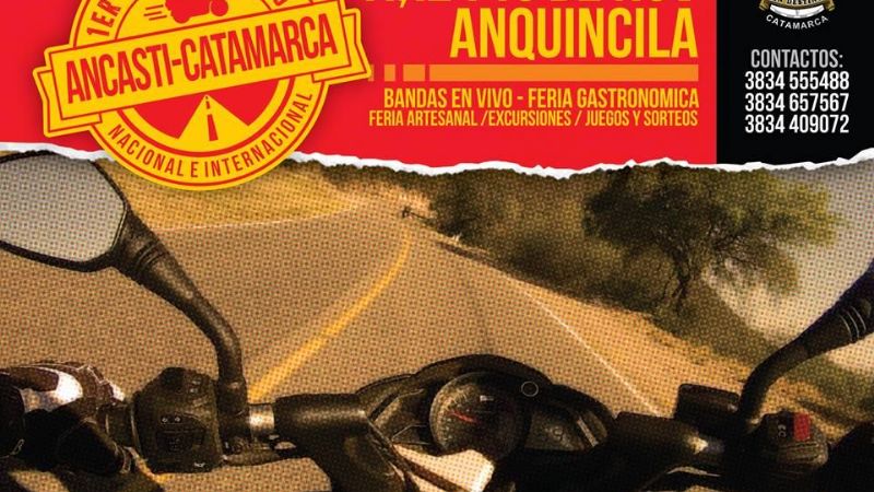 Primer Moto Encuentro Internacional en Anquincila