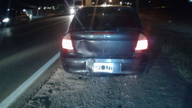 Motociclistas hacían “picadas” en la ruta 157 y se accidentaron