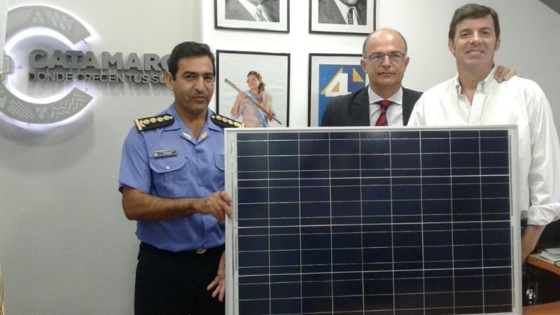Energía solar para la Policía y Defensa Civil en Minas Capillitas