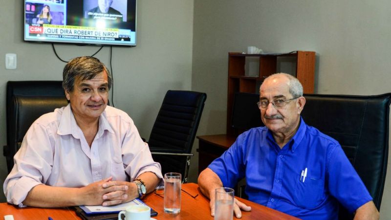 Seco recibió a Hugo Chacón del Círculo de Periodistas de Catamarca