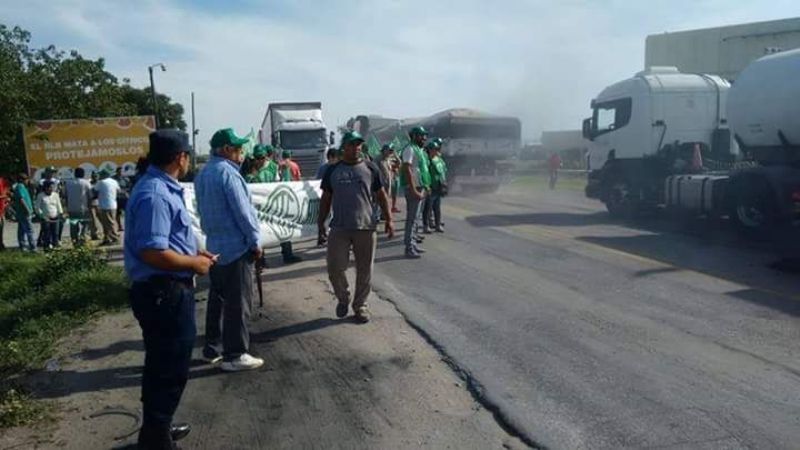 El paro nacional de municipales se siente en Recreo