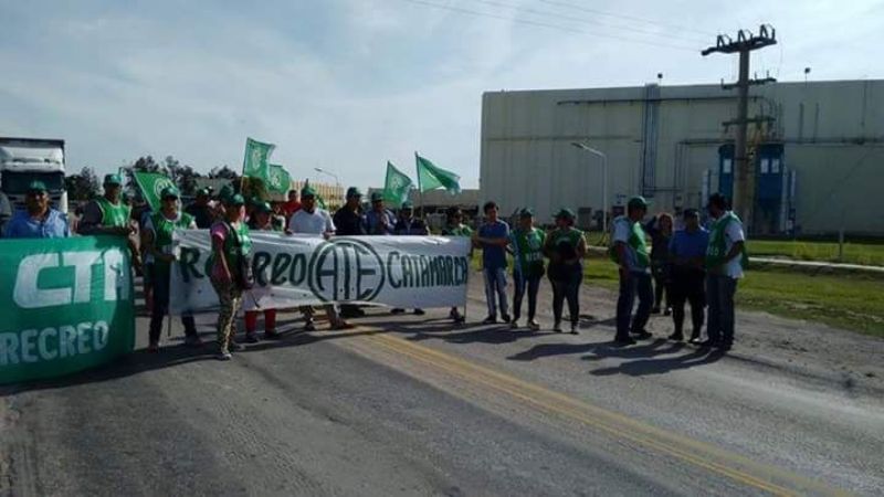 El paro nacional de municipales se siente en Recreo