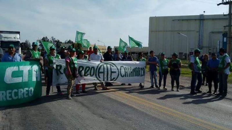 El paro nacional de municipales se siente en Recreo