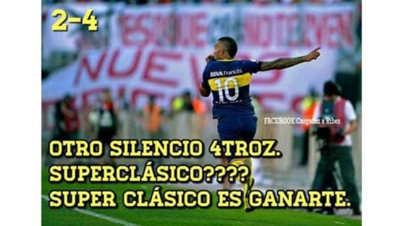 Las cargadas de Boca por el 4-2 a River en el Monumental