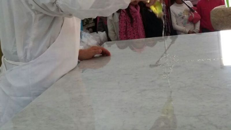 El Obispo consagró el altar y dedicó templo de la Virgen del Valle en el Norte de Belén