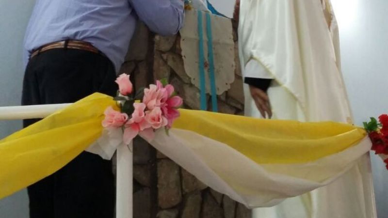 El Obispo consagró el altar y dedicó templo de la Virgen del Valle en el Norte de Belén