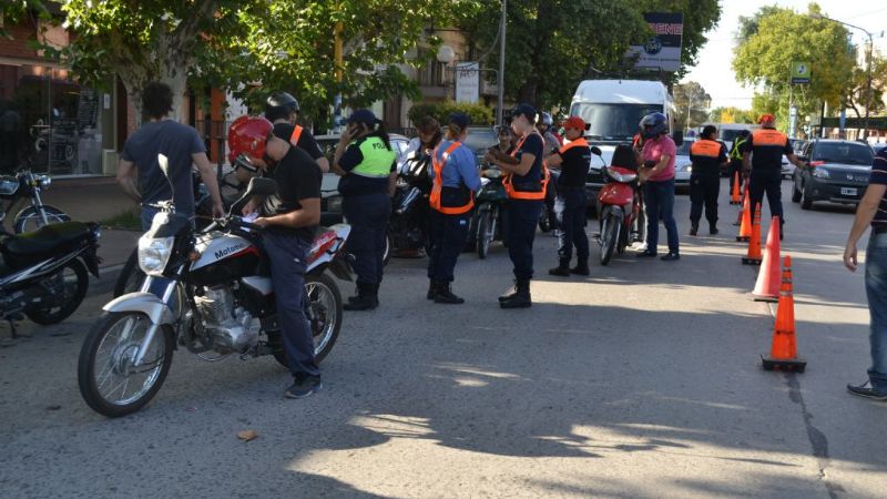Un total de 54 demoras en los controles de tránsito el fin de semana