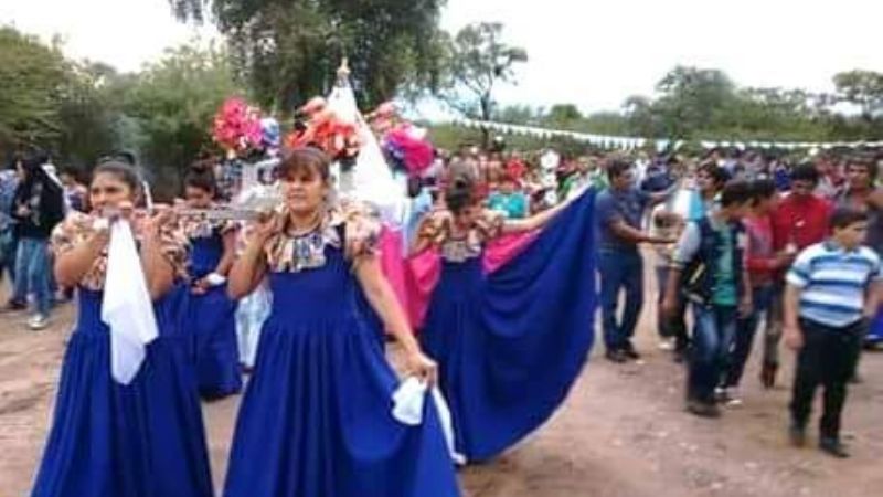 Homenaje a Nuestra Madre del Valle en Casa de Piedra
