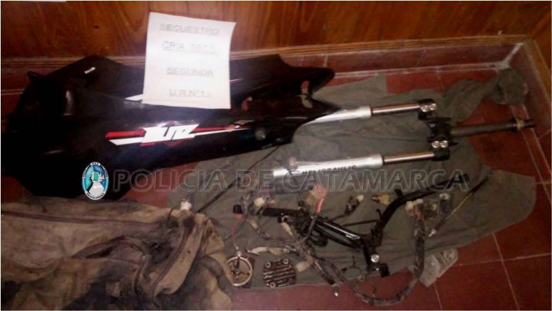 Secuestran motopartes