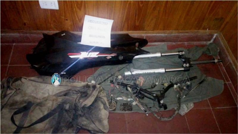 Secuestran motopartes