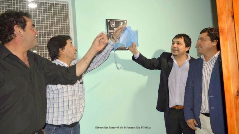 Nóblega inauguró un SUM en el distrito de Santa Rosa