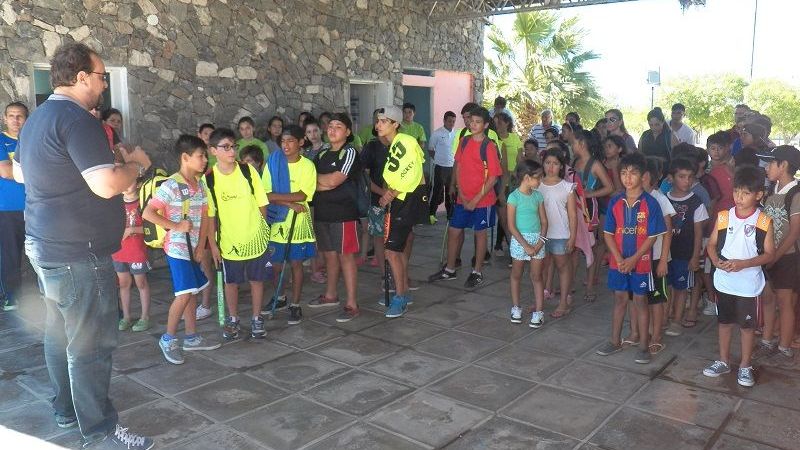 Inauguraron colonia de vacaciones en el Polideportivo Sur