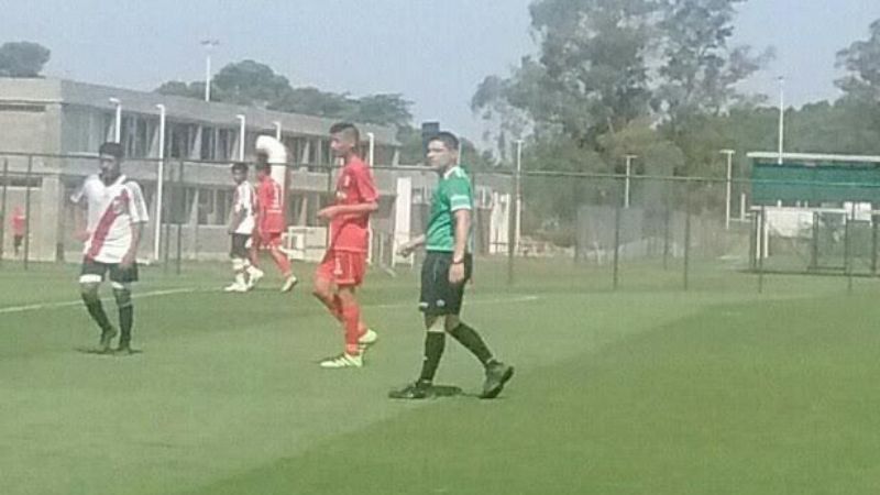Pruebas de River Plate en la cancha de Coronel Daza