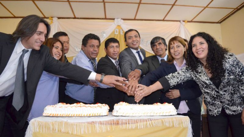 El intendente Sánchez acompañó los festejos por las Bodas de Plata del CD de San José