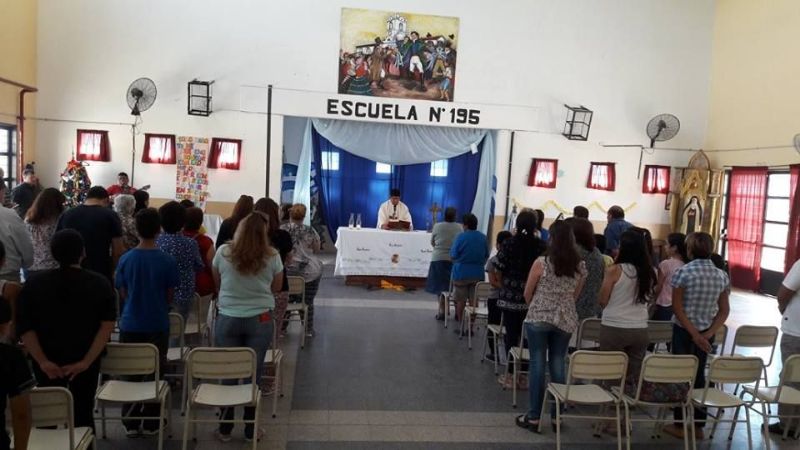 En la zona sur, celebraron a Santa Madre Maravillas de Jesús