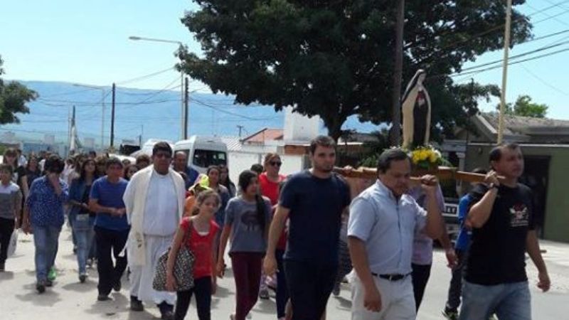 En la zona sur, celebraron a Santa Madre Maravillas de Jesús