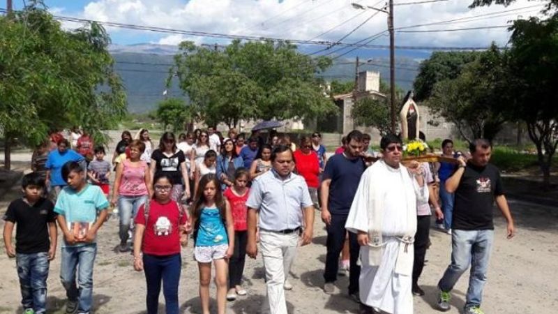 En la zona sur, celebraron a Santa Madre Maravillas de Jesús