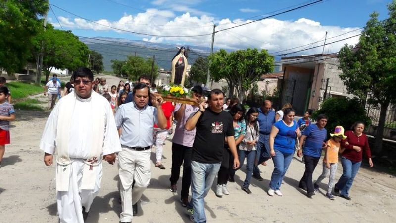 En la zona sur, celebraron a Santa Madre Maravillas de Jesús