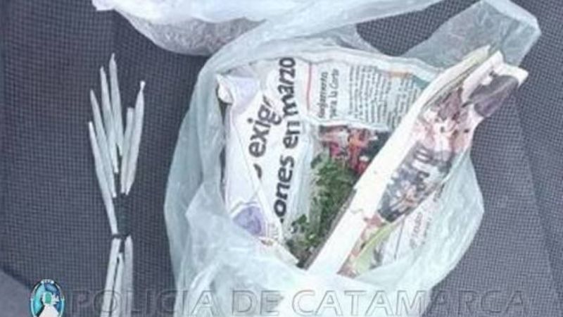 Secuestran droga en la Capital