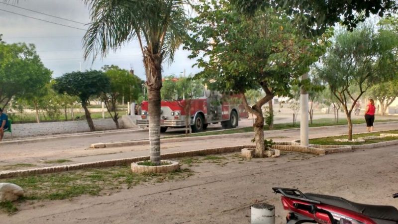 Principio de incendio en el Hospital de Recreo