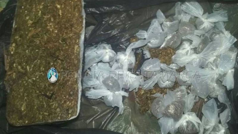 Golpe a la droga en Icaño y Recreo