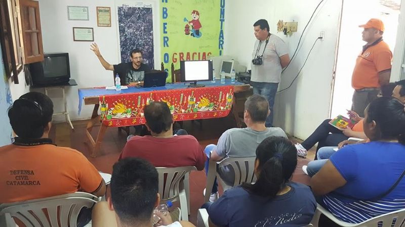 Capacitan a operadores del Sistema de Alerta Temprana en El Rodeo