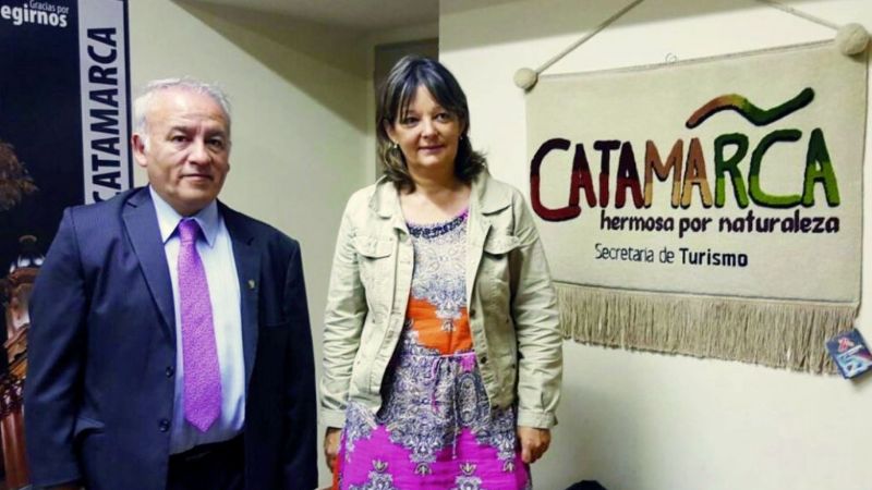 Buscan la puesta en valor de los Cerros Siete Colores de Santa María