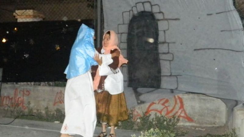 Pesebres vivientes en los barrios Villa Cubas y Eva Perón